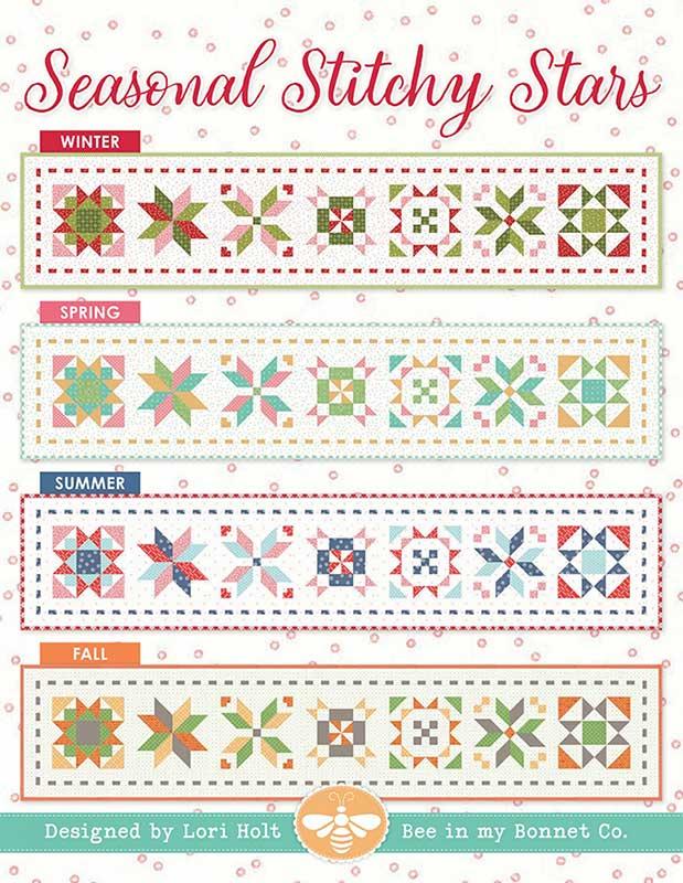 Seasonal Stitchy Stars - Quilt Pattern