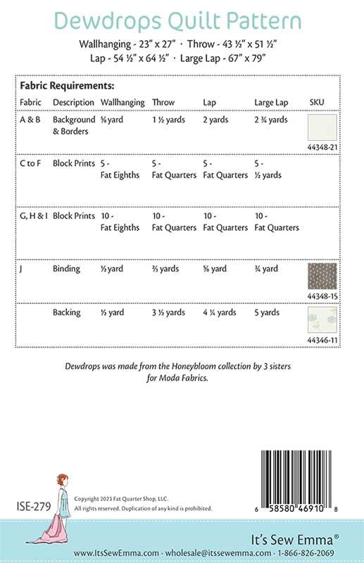 Dewdrops - Quilt Pattern