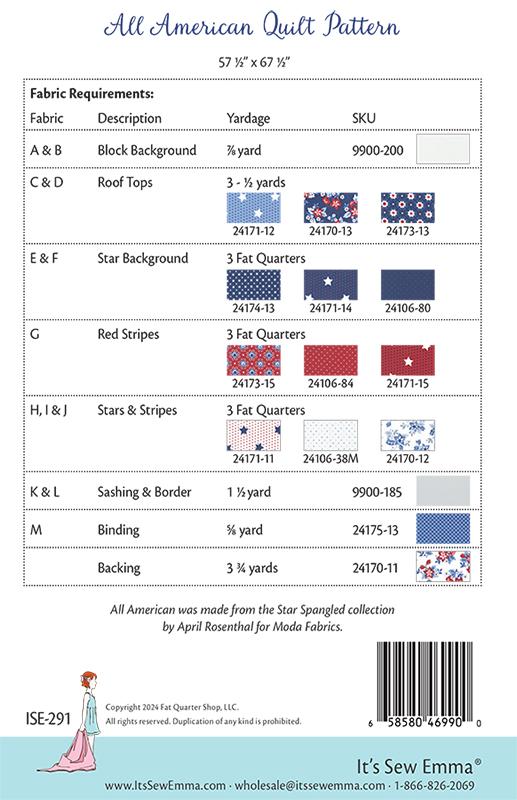 All American - Quilt Pattern