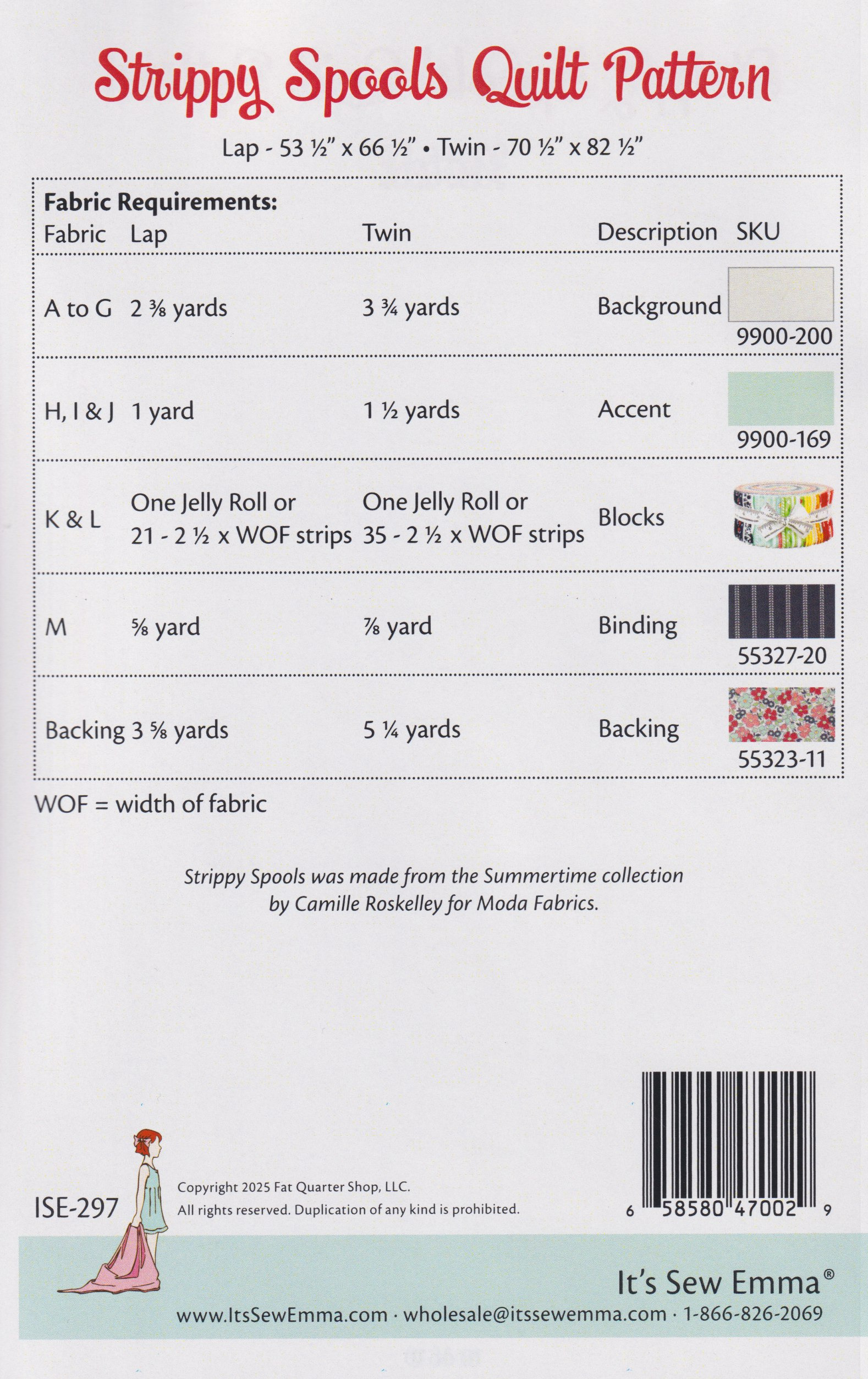 Strippy Spools - Quilt Pattern