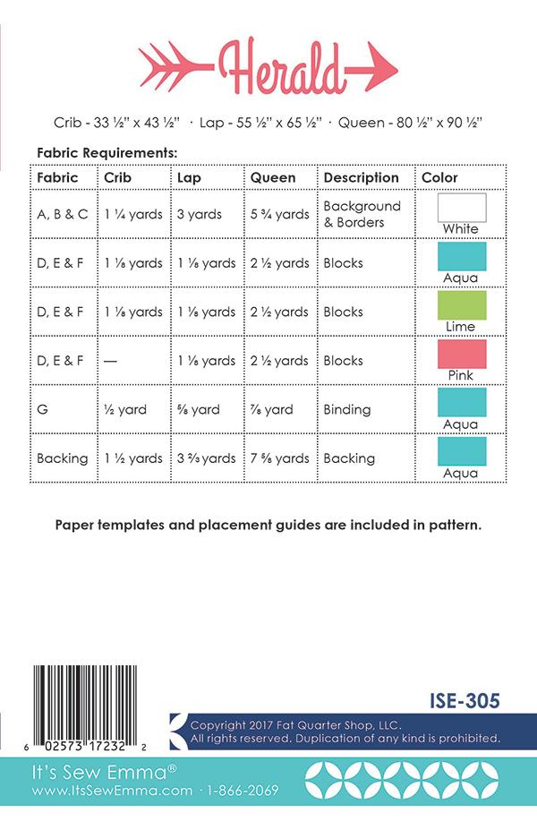 Herald - Quilt Pattern