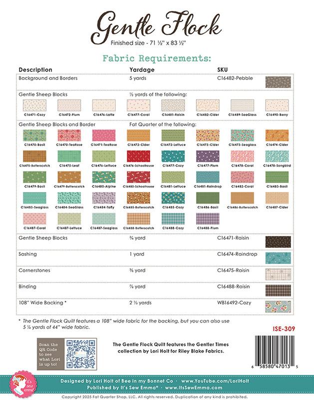 Gentle Flock - Quilt Pattern