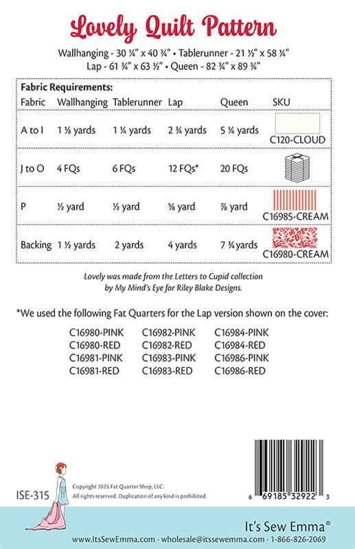 Lovely - Quilt Pattern