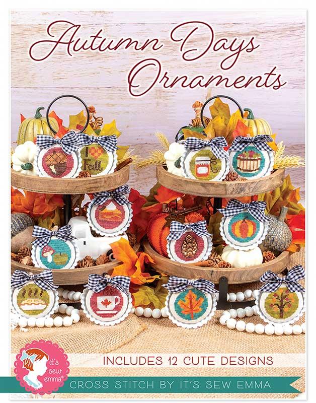Autumn Days Ornaments - Cross Stitch Pattern