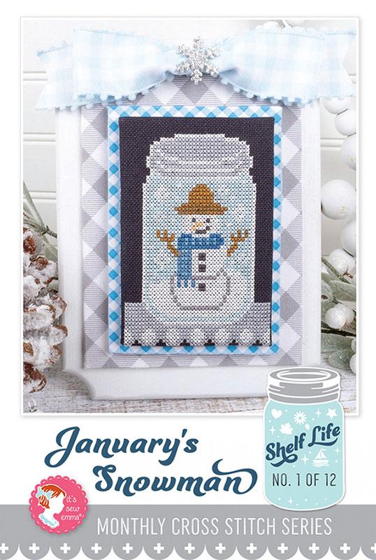 Shelf Life - January - Cross Stitch Pattern