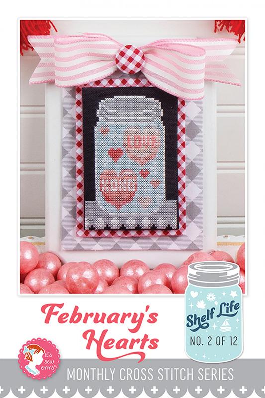 Shelf Life - February - Valentine Cross Stitch Pattern
