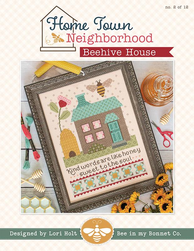 Home Town Neighborhood Beehive - Cross Stitch Pattern