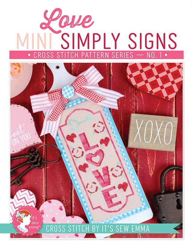 Love Mini Simply Signs - Cross Stitch Pattern