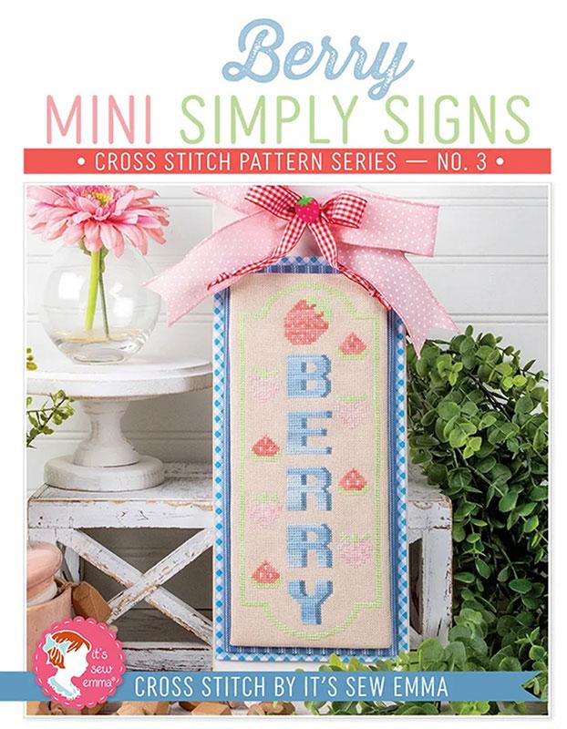 Berry Mini Simply Signs - Cross Stitch Pattern