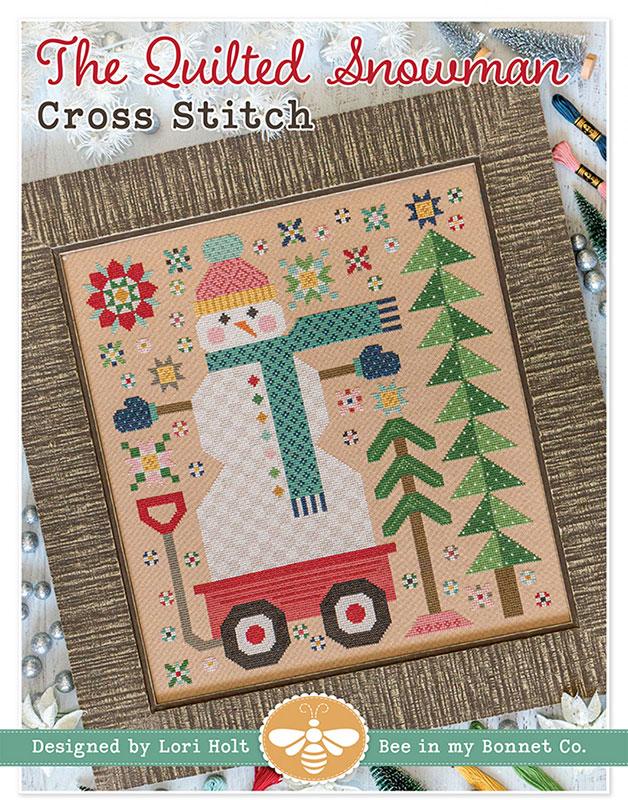 The Quilted Snowman - Christmas Cross Stitch Pattern