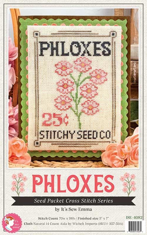 Phloxes Seed Packet - Cross Stitch Pattern