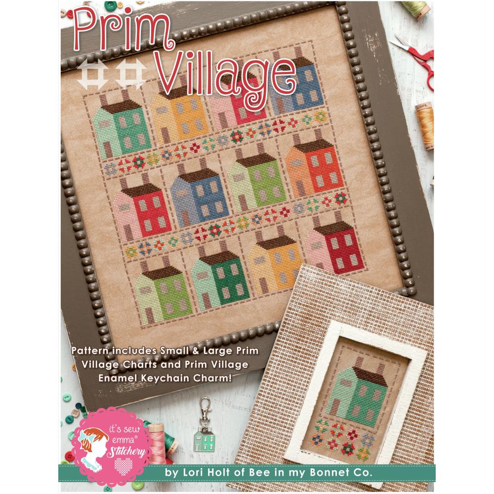 Prim Village - It's Sew Emma Cross Stitch Pattern
