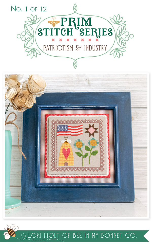 Prim Stitch Series #1 - Cross Stitch Pattern