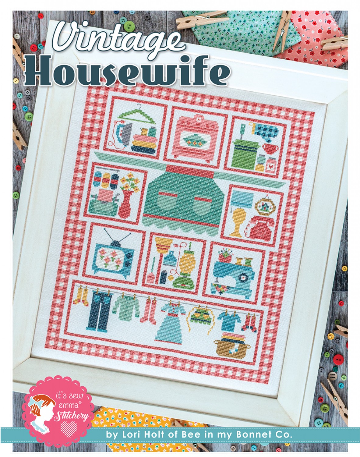 Vintage Housewife - Cross Stitch Pattern