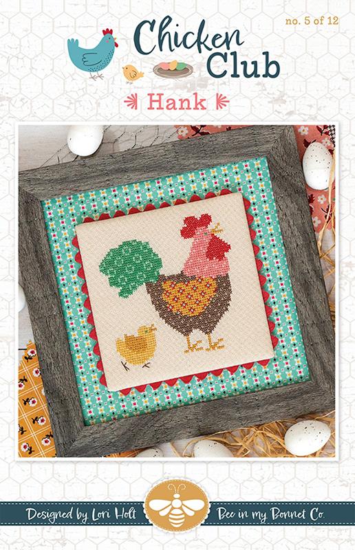 Chicken Club #5 - Hank - Cross Stitch Pattern