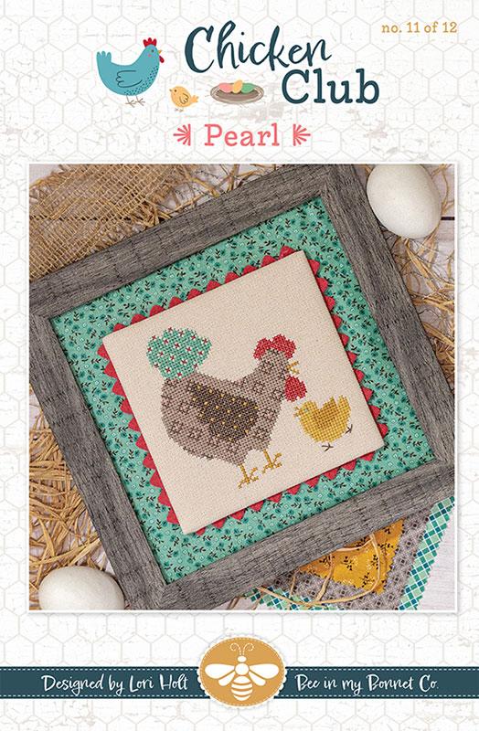 Chicken Club #11 - Pearl - Cross Stitch Pattern