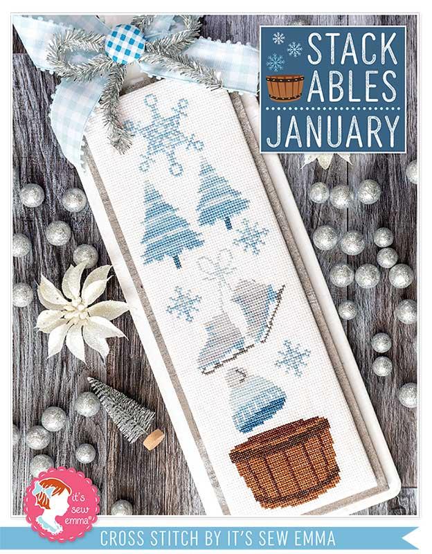 Stackables January - Cross Stitch Pattern