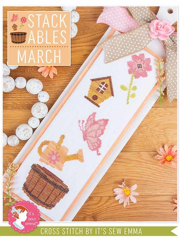 Stackables March - Cross Stitch Pattern