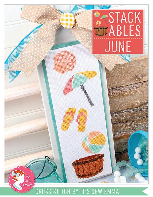 Stackables June - Cross Stitch Pattern