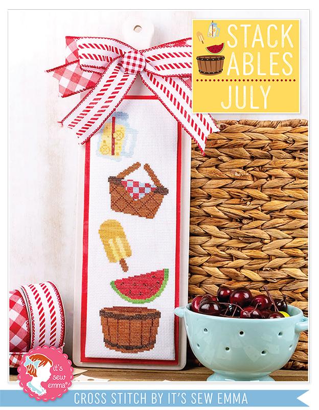Stackables July - Cross Stitch Pattern