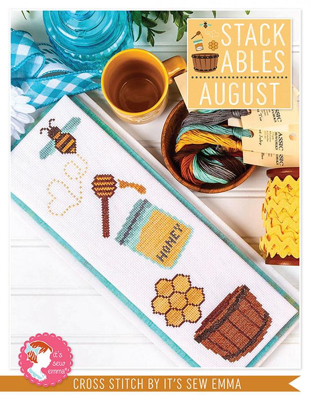 Stackables August - Cross Stitch Pattern
