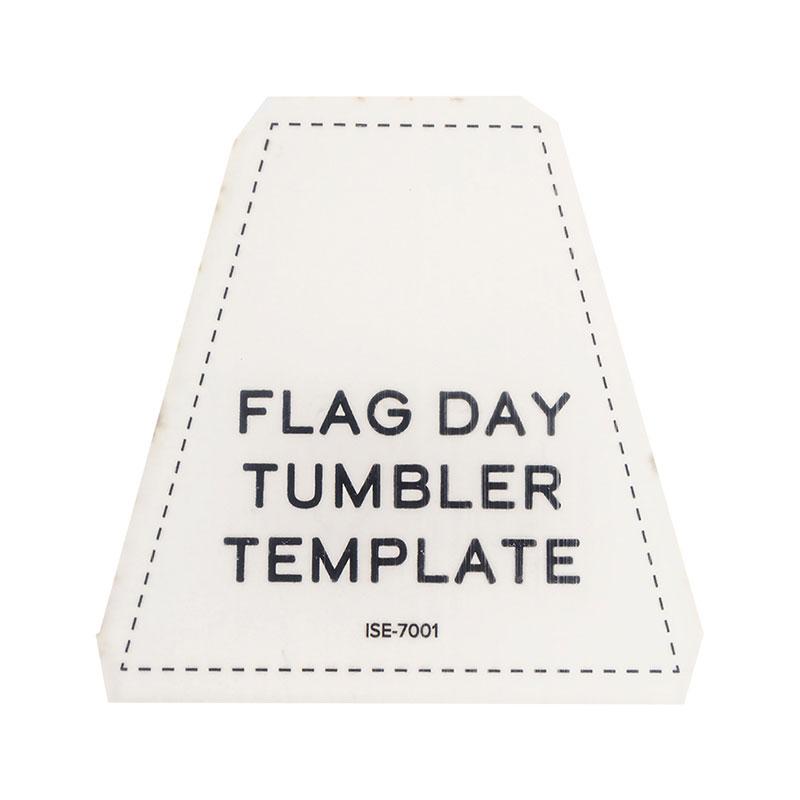 Flag Day Tumbler Quilt Template