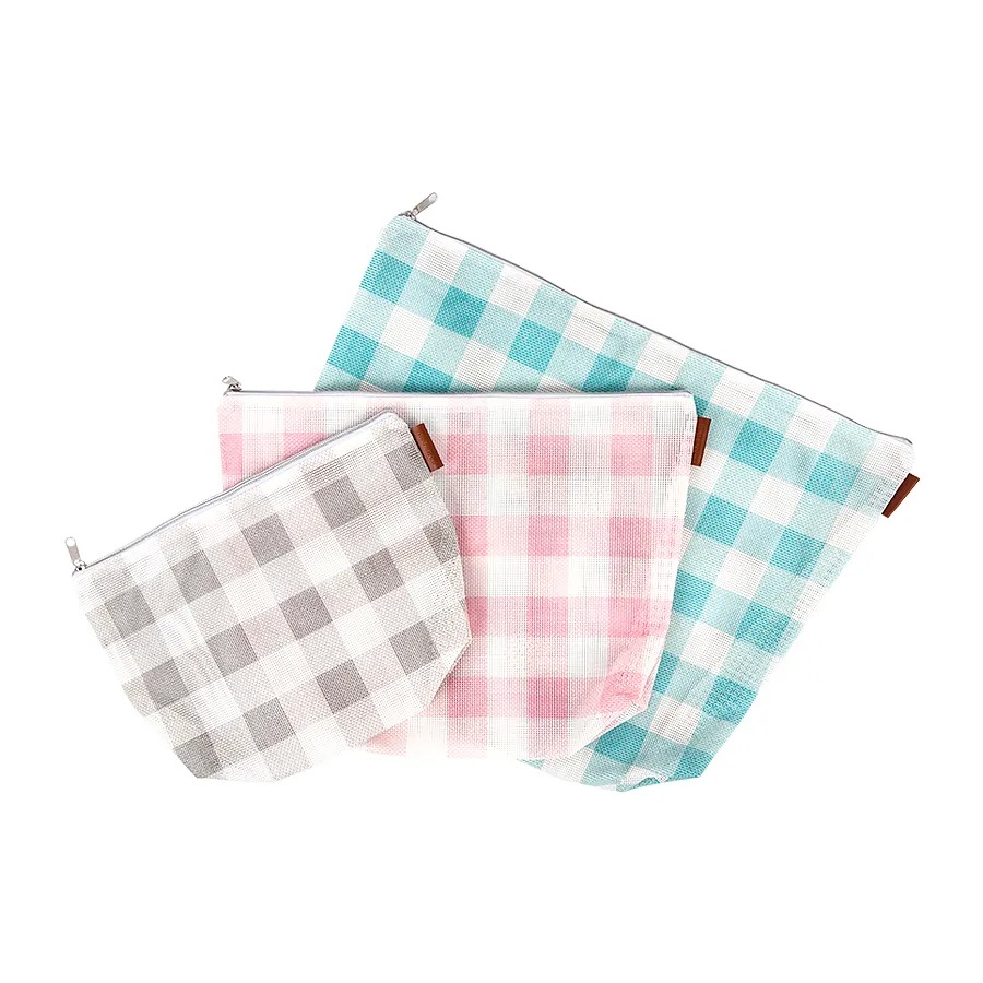 Gingham Mesh Project Bag - 3 Sizes - Its Sew Emma