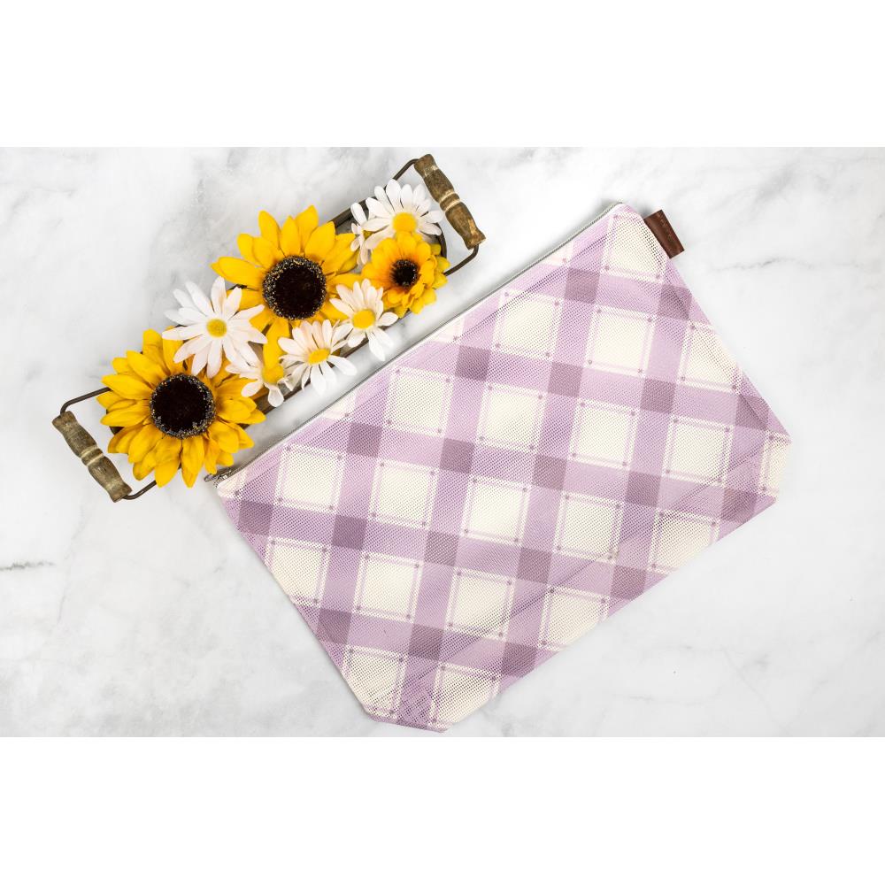 Lilac - Plaid Project Bag