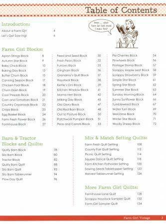 Farm Girl Vintage Softcover - Quilt Pattern