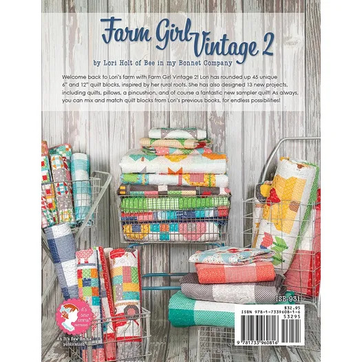 Farm Girl Vintage Softcover Book 2 - Quilt Pattern