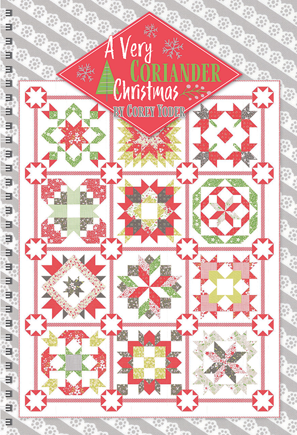 A Very Coriander Christmas BOM/12 - Quilt Pattern