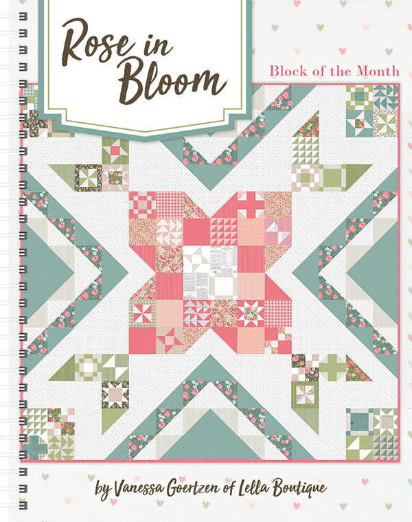 Rose in Bloom BOM/10 Mons - Quilt Pattern