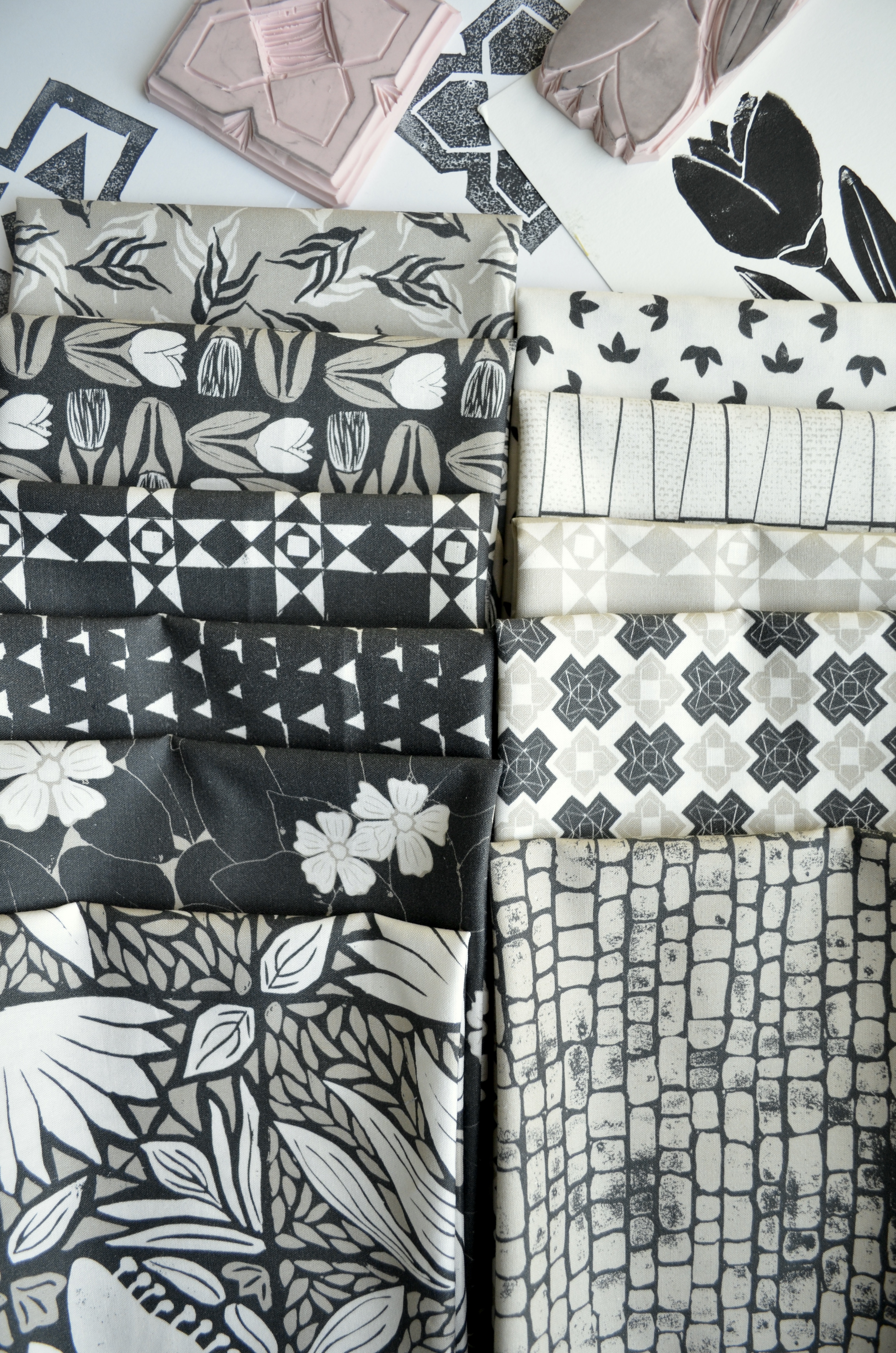 Imprint Pathway Stone - Quilt Fabric