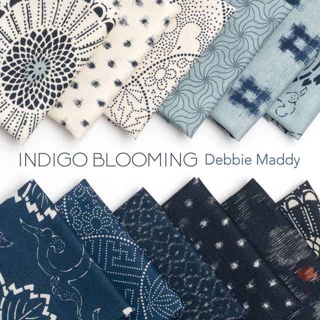Indigo Blooming Sand Midnight - Quilt Fabric