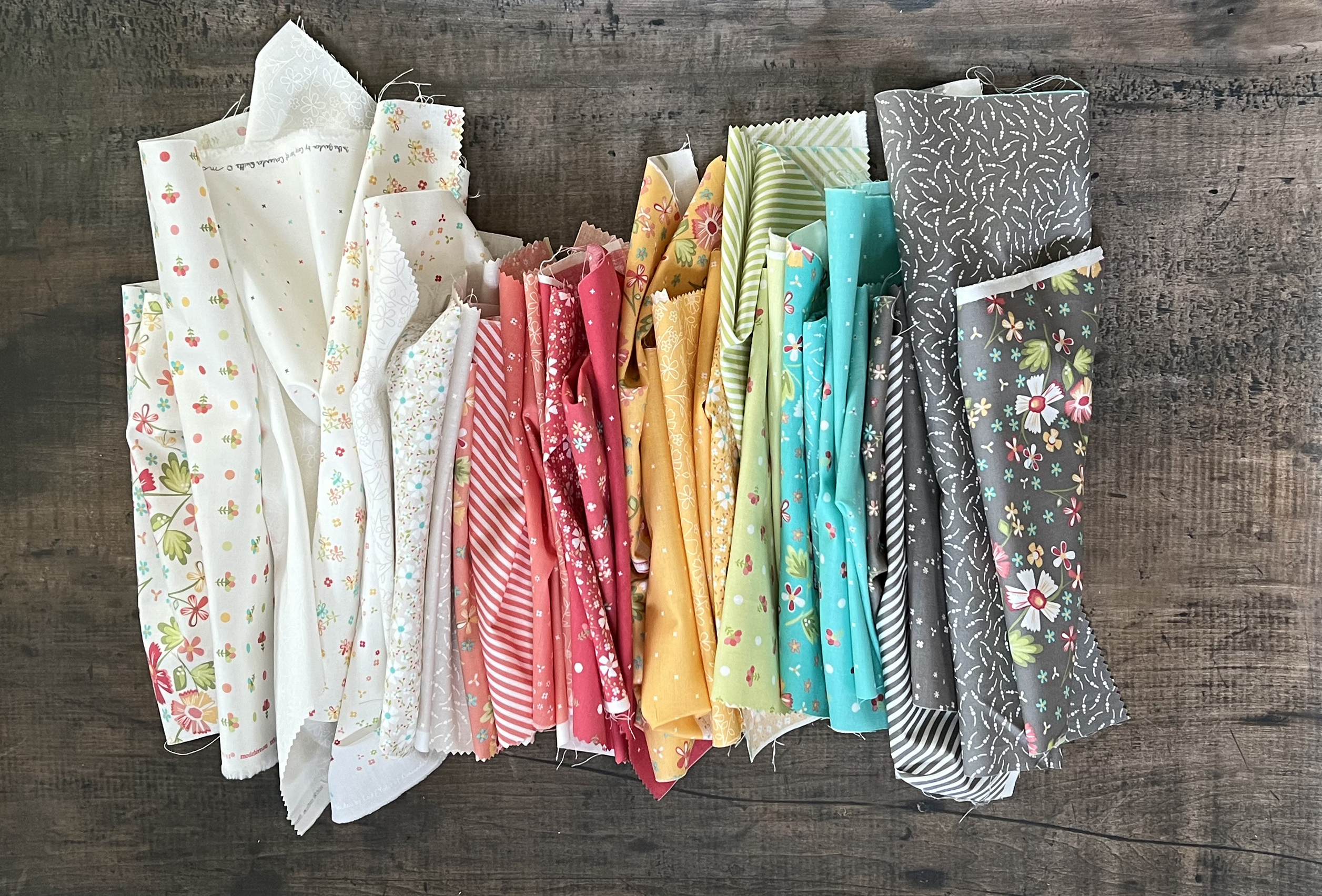 In The Garden Stripes Pistachio - Quilt Fabric