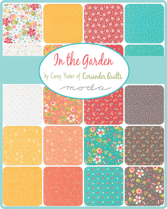 In The Garden Stripes Pistachio - Quilt Fabric