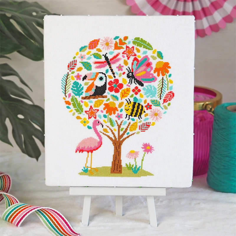 Hello Sunshine - Cross Stitch Pattern, zoomed in. Select this picture to zoom back out.