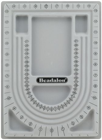 Beadalon Bead Board - 8.75" x 12.25", zoomed in. Select this picture to zoom back out.