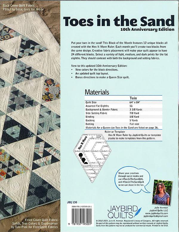 Toes In The Sand BOM/12 - Quilt Pattern