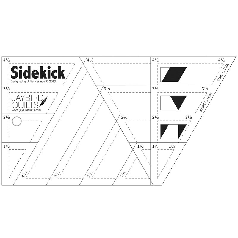 Sidekick Quilting Ruler