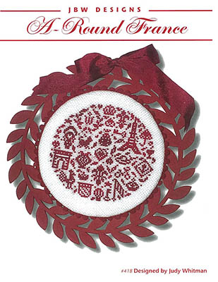 A-Round France - Cross Stitch Pattern