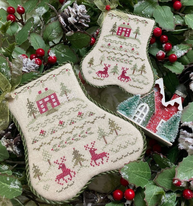 Sampler Stocking II - Christmas Cross Stitch Pattern