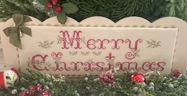 Merry Christmas - Cross Stitch Pattern