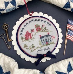 Of Thee I Sing - Patriotic Cross Stitch Pattern