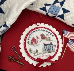 Of Thee I Sing - Patriotic Cross Stitch Pattern