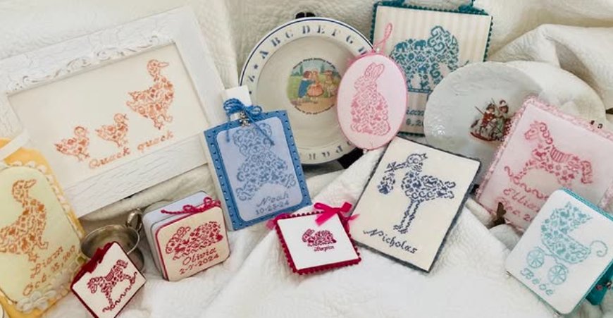 French Baby Samplers - Cross Stitch Pattern