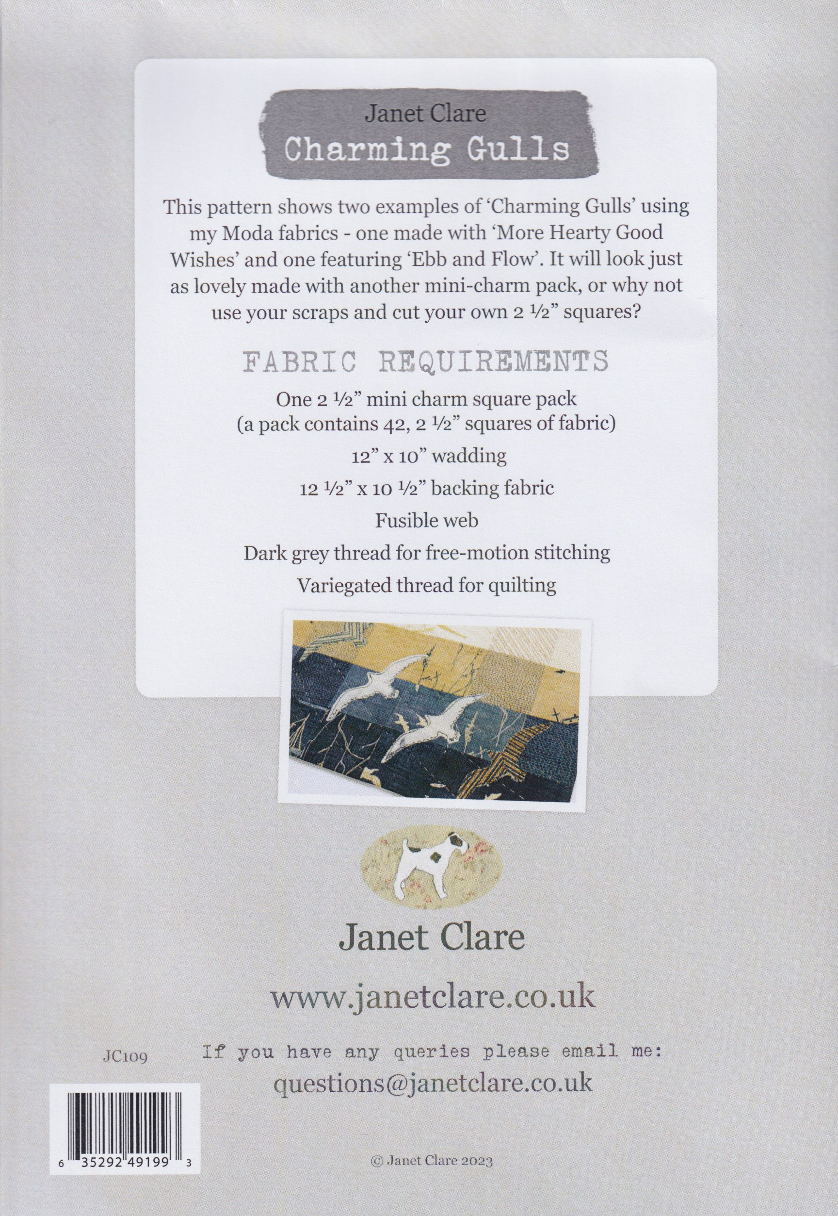 Charming Gulls - Quilt Pattern