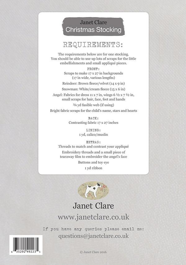 Christmas Stocking - Quilt Pattern