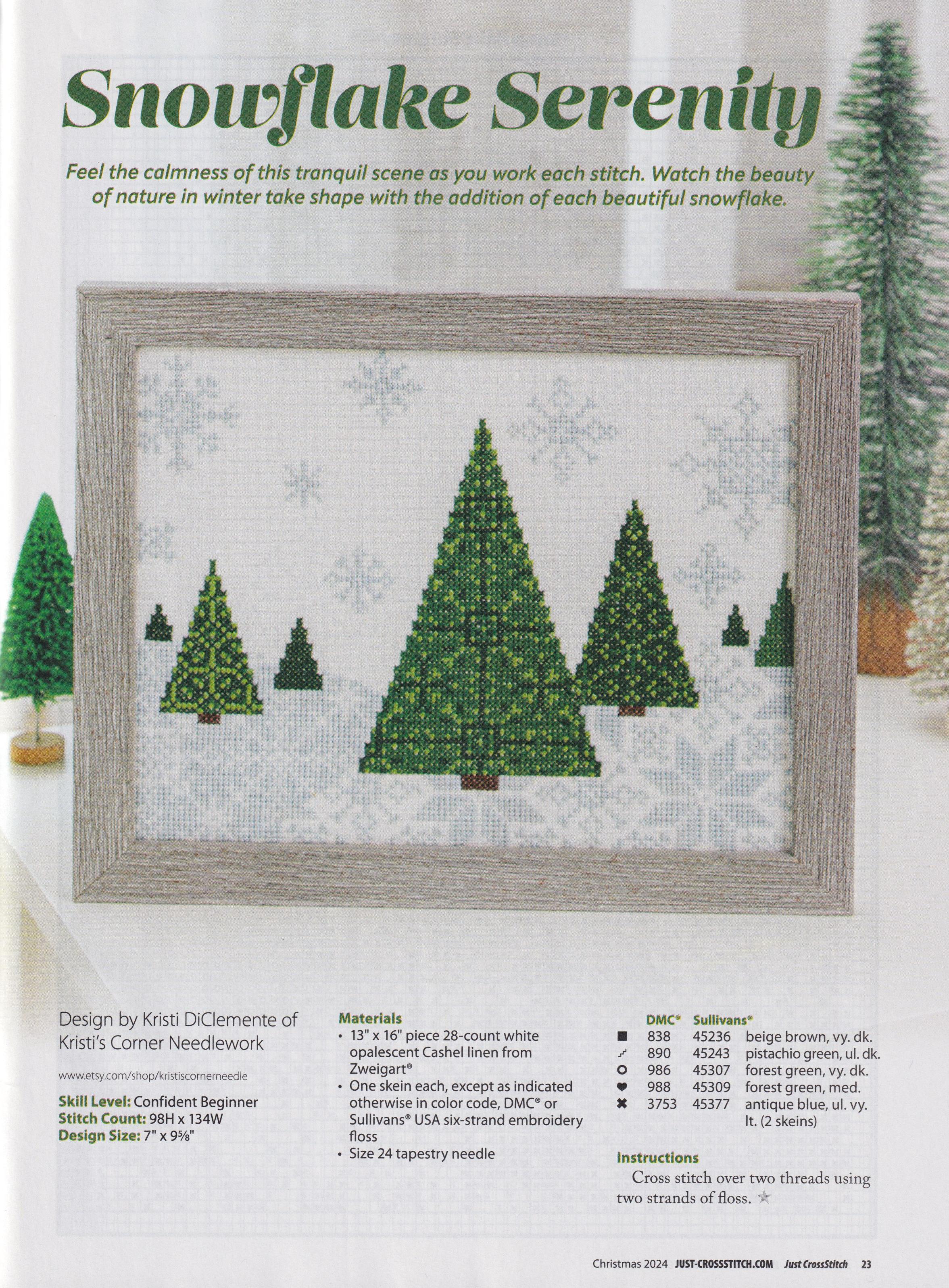 Just Cross Stitch Christmas 2024 Magazine