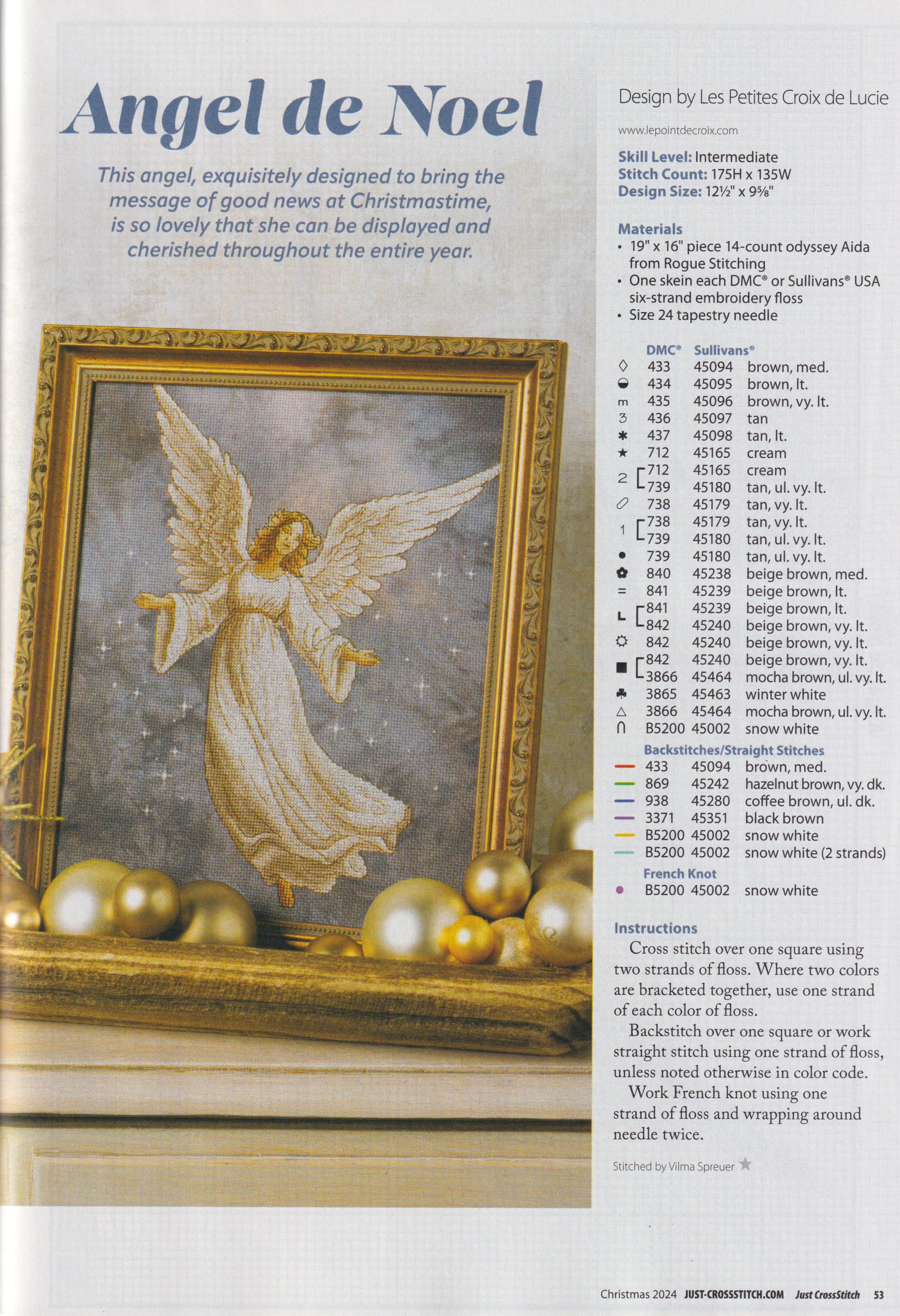 Just Cross Stitch Christmas 2024 Magazine